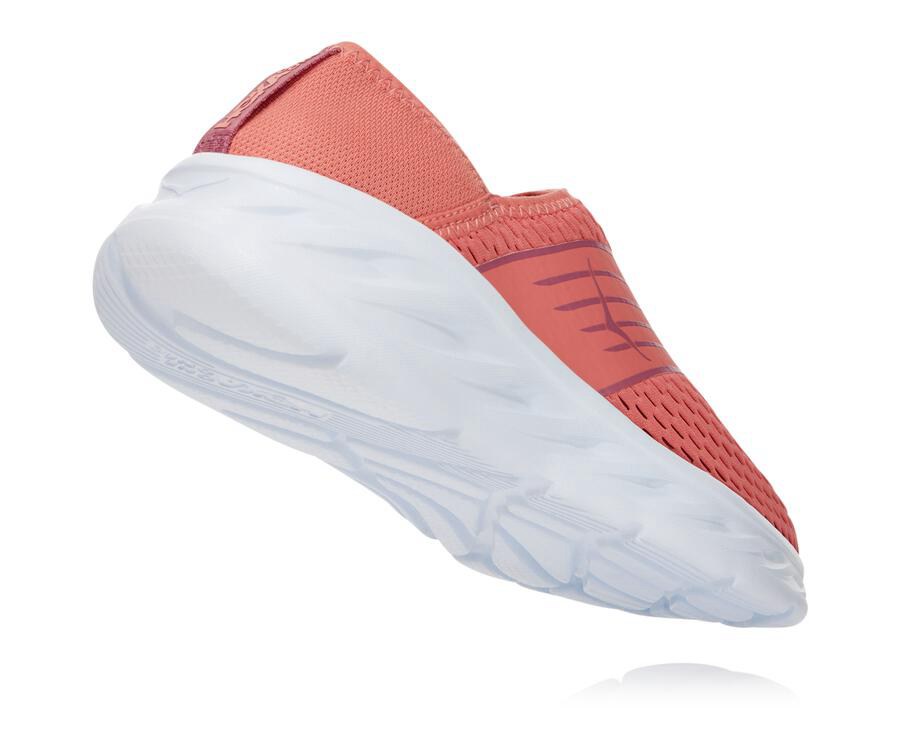 Sandale Hoka One One Ora Recovery Femme - Orange/Blanche - JGB-714356